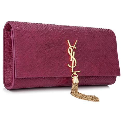 pochette ysl rosa ciclamino|Saint Laurent.